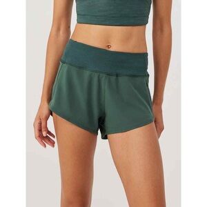 Outdoor Voices Green Athletic Shorts